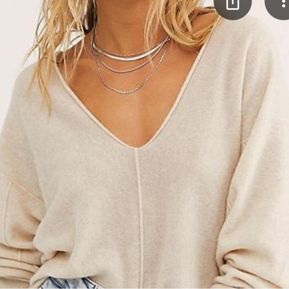 Free People 100% Cashmere Top